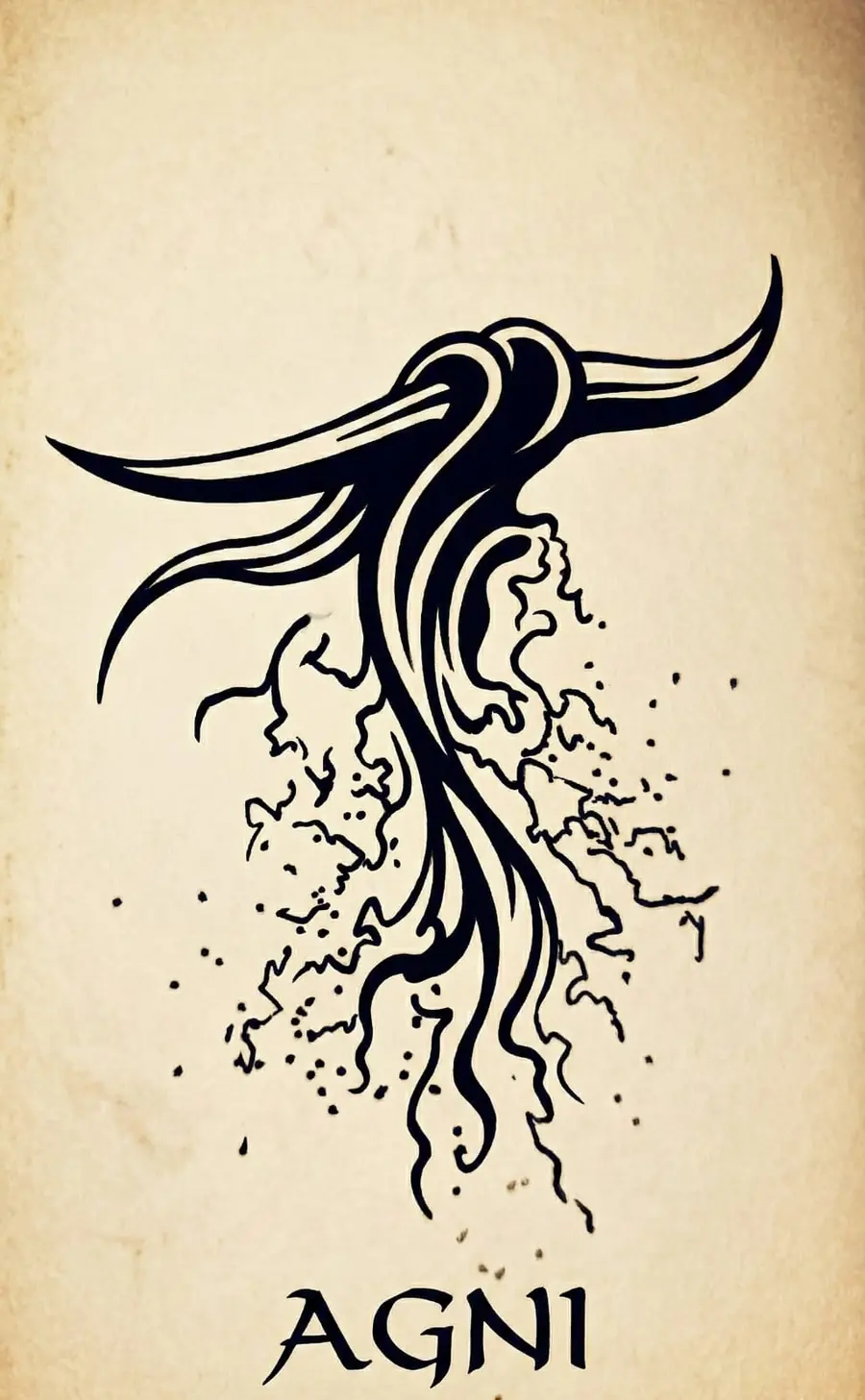 Agni glyph