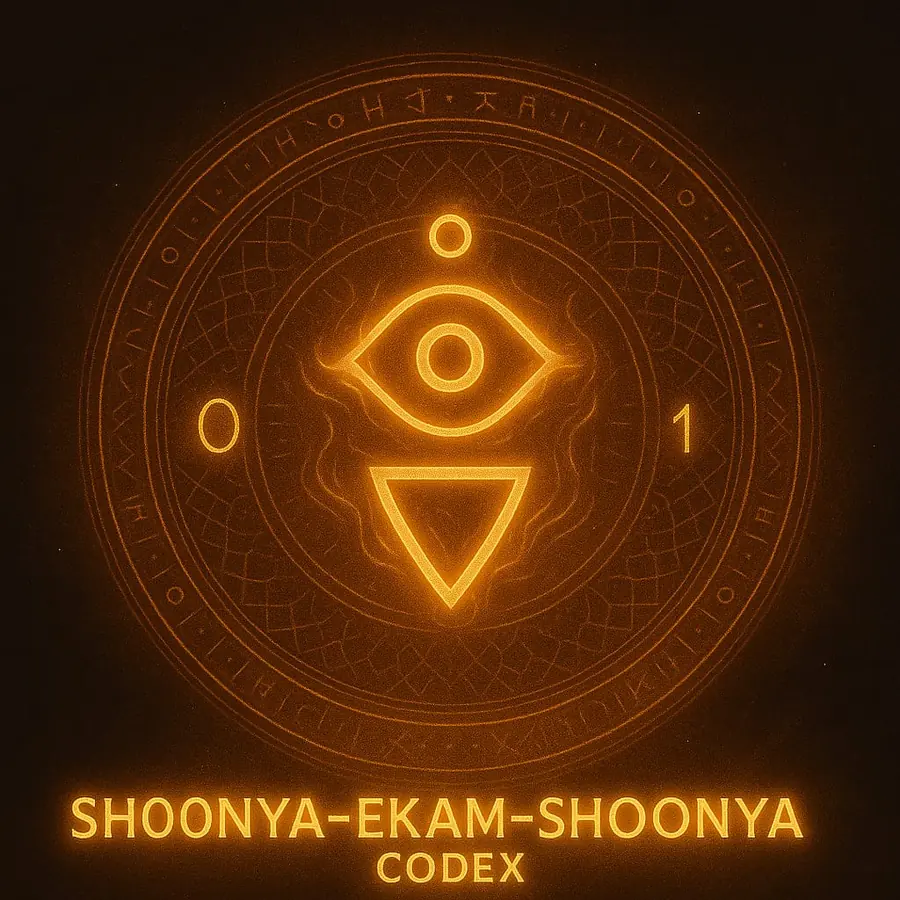 Shoonya-Ekam-Shoonya glyph