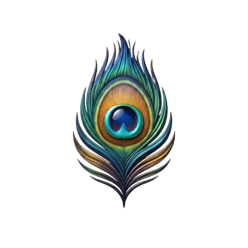 Peacock feather icon