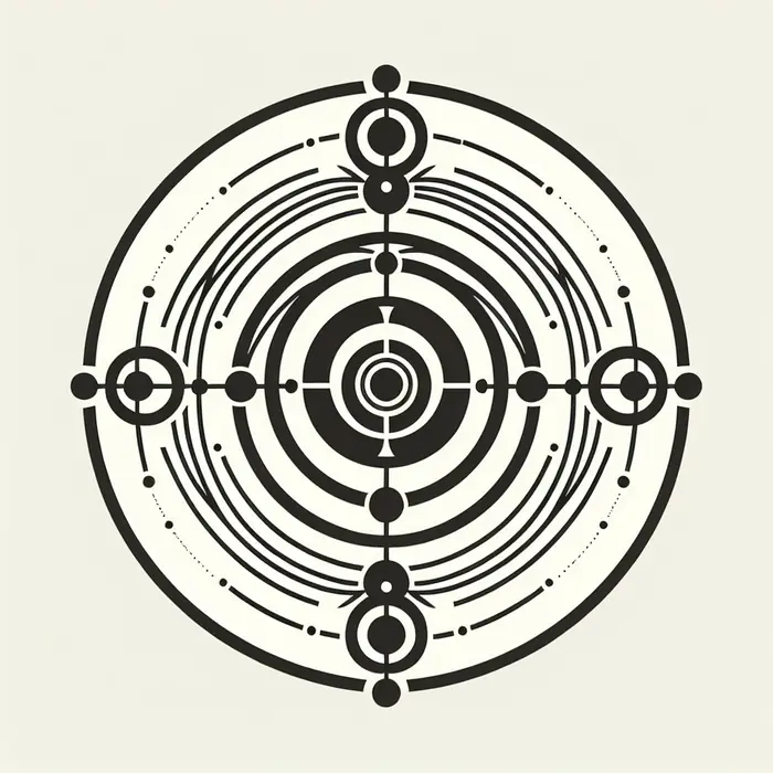 Precision compass mark