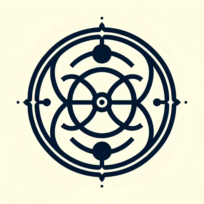Radial ring mark